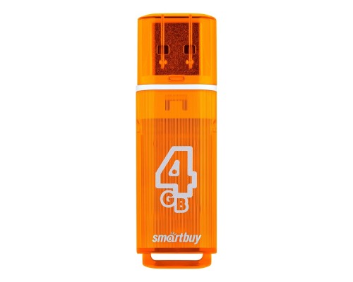 [Носитель информации] Smartbuy USB Drive 4GB Glossy series Orange (SB4GBGS-Or)