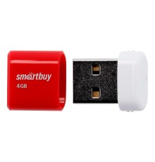 Smartbuy USB Drive 4GB LARA Red (SB4GBLara-R)