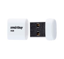 Smartbuy USB Drive 4GB LARA White (SB4GBLara-W)