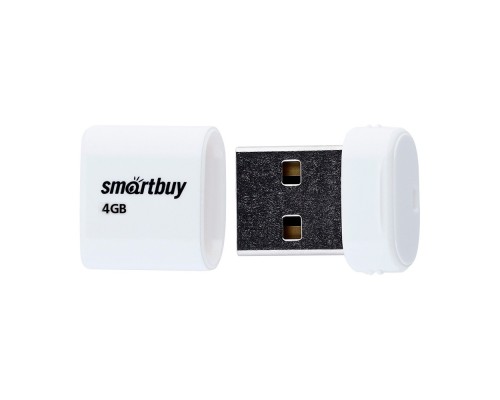 [Носитель информации] Smartbuy USB Drive 4GB LARA White (SB4GBLara-W)