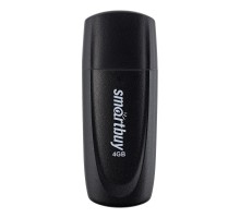 Smartbuy USB Drive 4GB Scout Black (SB004GB2SCK)