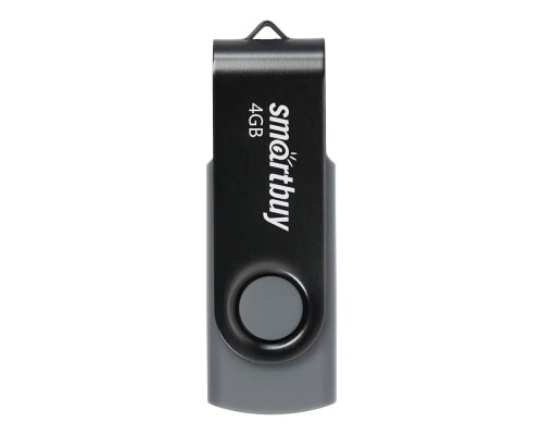 [Носитель информации] Smartbuy USB Drive 4GB Twist Black (SB004GB2TWK)