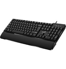 Клавиатура Genius Smart KB-100XP, USB Black {классическая раскладная, SmartGenius, влагоустойчивая, клавиш 104, провод 1,5 м, USB} [31310050402]