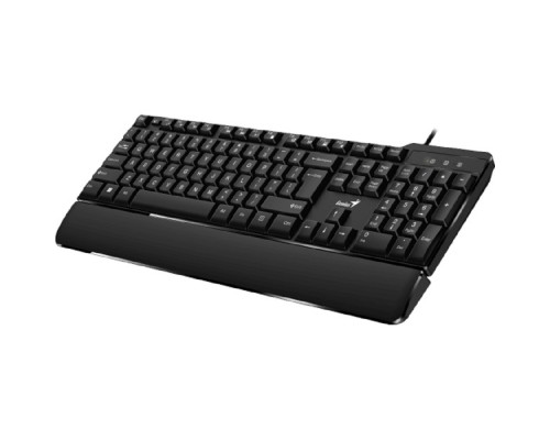 [Клавиатура] Клавиатура Genius Smart KB-100XP, USB Black {классическая раскладная, SmartGenius, влагоустойчивая, клавиш 104, провод 1,5 м, USB} [31310050402]