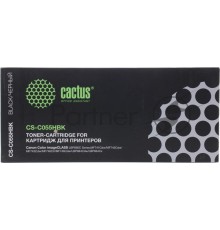 Картридж лазерный Cactus CS-C055HBK черный (7600стр.) для Canon LBP663Cdw/LBP664Cx/MF746Cx/MF742Cdw/MF744Cdw