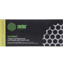 Картридж лазерный Cactus CS-C055HY жёлтый (5900 стр.) для Canon LBP663Cdw/LBP664Cx/MF746Cx/MF742Cdw/MF744Cdw