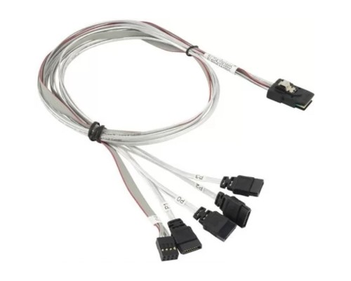 [Опция к серверу] Supermicro CBL-0237L-01  SFF-8087 - 4SATA, 0.7м 
