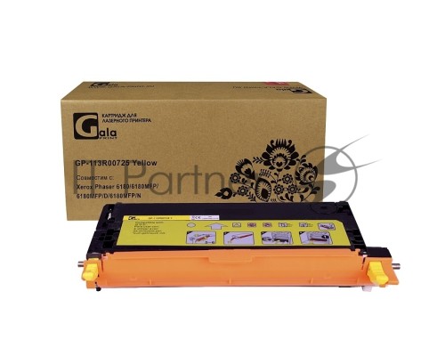 Картридж GalaPrint GP-113R00725 жёлтый (6000 стр) для Xerox Phaser 6180/6180MFP/6180MFP/D/6180MFP/N