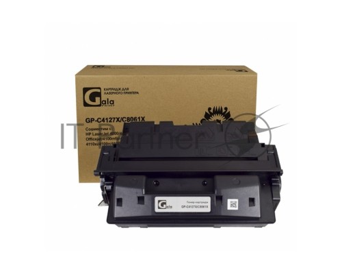 Картридж GalaPrint GP-C4127X/C8061X (№27X №61X) чёрный (10000 стр.) для HP LaserJet 4000/4050/4100/4101/4101mfp/Officejet/4100mfp/4100tnPrinterBundle/4110v/4110xi/4100n/4100tn/4100dtn