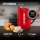 Чайник электрический Hyundai HYK-P3024 1.7л. 2200Вт красный/черный (корпус: пластик)