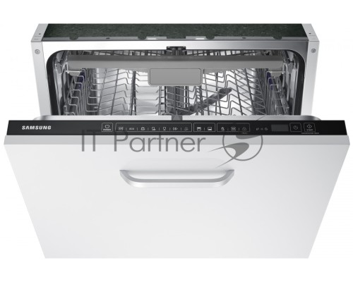Встраиваемая посудомоечная машина Samsung DW60M6050BB/WT, ширина 60 см, 14 комплектов посуды, сенсорное управление, 7 программ, аква-стоп, датчик протечки