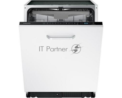 Встраиваемая посудомоечная машина Samsung DW60M6050BB/WT, ширина 60 см, 14 комплектов посуды, сенсорное управление, 7 программ, аква-стоп, датчик протечки