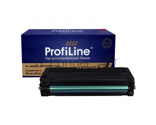 Картридж PL-406053 (SPC220E) для принтеров Ricoh Aficio SP C220 Cyan 2300 копий ProfiLine