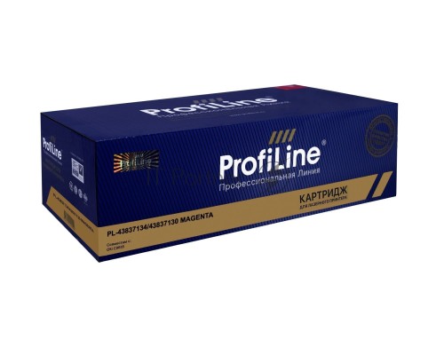 Картридж PL-43837134/43837130 для принтеров Oki C9655 Magenta 22000 копий ProfiLine