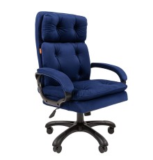 Офисное кресло Chairman 442 Россия ткань T-82 синий (черный пластик) (7127982)