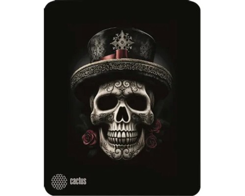 [Кактус коврики] Коврик для мыши Cactus Scull 250x250x3мм (CS-MP-D05S)