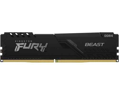Оперативная память Kingston 16GB DDR4 3200MHz CL16 DIMM FURY Beast Black EAN: 740617319859