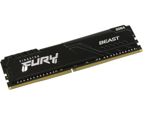 Оперативная память Kingston 16GB DDR4 3200MHz CL16 DIMM FURY Beast Black EAN: 740617319859