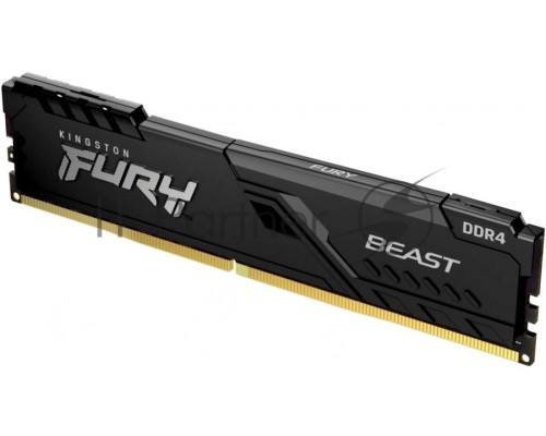 Оперативная память Kingston 16GB DDR4 3200MHz CL16 DIMM FURY Beast Black EAN: 740617319859