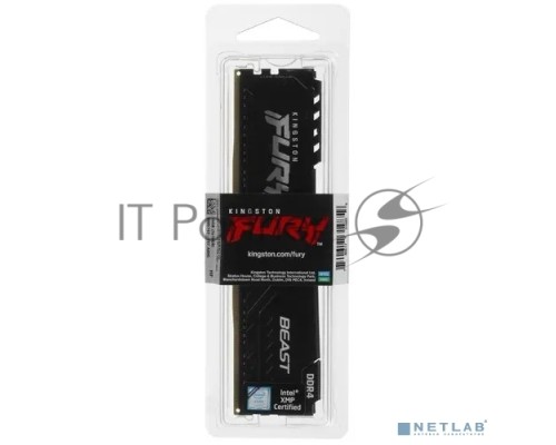 Оперативная память Kingston 16GB DDR4 3200MHz CL16 DIMM FURY Beast Black EAN: 740617319859
