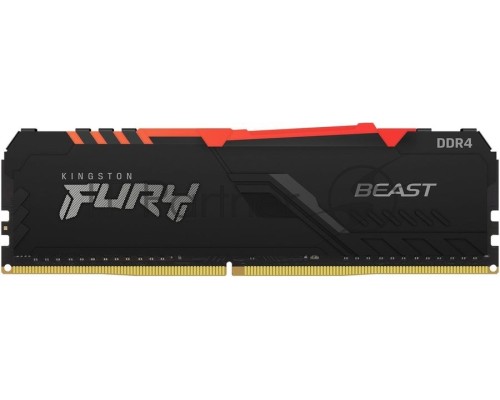 Оперативная память Kingston 16GB DDR4 3200MHz (1x16GB), DIMM, non-ECC, RGB, RTL