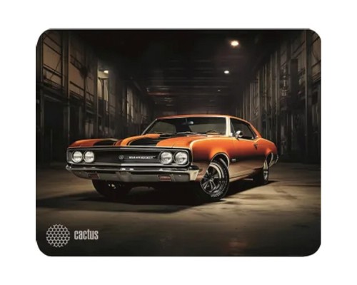 [Кактус коврики] Коврик для мыши Cactus Orange Car 300x250x2мм (CS-MP-P06M)