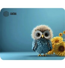 Коврик для мыши Cactus Owl blue 220x180x2мм (CS-MP-P07XS)