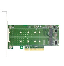 Lr-Link LRNV95N8 PCIe x8 to 2-Port M.2 NVMe Adapter, Supports 2*M.2 NVMe SSD for 2230, 2242, 2260,2280 and 22110mm