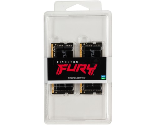 Оперативная память Kingston 64GB 3200MHz DDR4 CL20 SODIMM (Kit of 2) FURY Impact