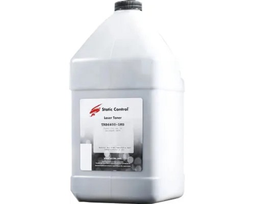 [Расходные материалы] Тонер STATIC CONTROL TRB6400-1KG,  для Brother TN-3430/3480/3512/3520  HL-L6400,  черный, 1000грамм, флакон