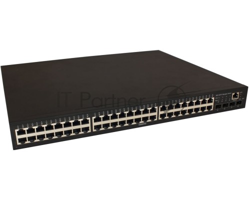 Управляемый коммутатор OSNOVO L2 PoE Gigabit Ethernet на 48 RJ45 PoE + 4*GE SFP, до 30W на порт, суммарно до 800W