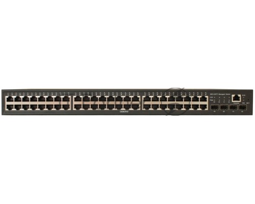 Управляемый коммутатор OSNOVO L2 PoE Gigabit Ethernet на 48 RJ45 PoE + 4*GE SFP, до 30W на порт, суммарно до 800W