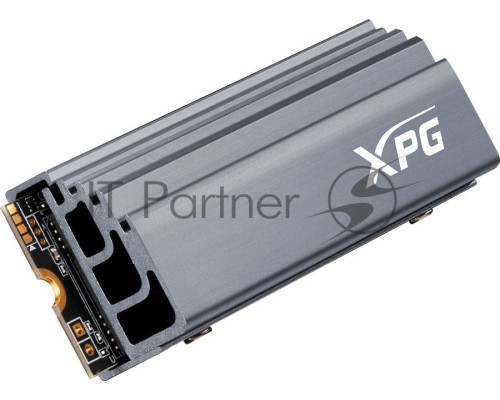 Твердотельный накопитель SSD M.2 2280 1TB ADATA XPG GAMMIX S70 Client SSD [AGAMMIXS70-1T-C] PCIe Gen4x4 with NVMe, 7400/5500, IOPS 350/720K, MTBF 2M, 3D TLC, 740TBW, 0,41DWPD, Heatsink, RTL