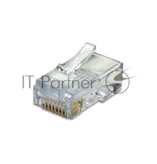 Коннектор RJ-45 Кат.5 (V) (8P8C) ExeGate под одножильный кабель (100шт)