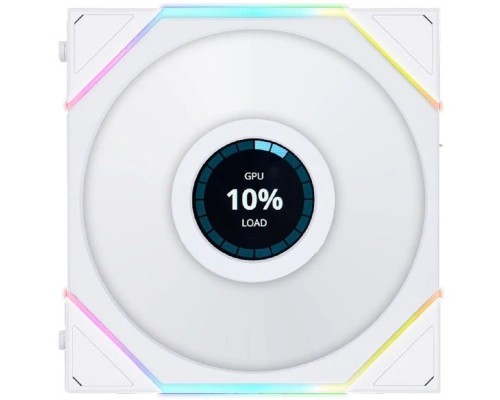 [Вентилятор] Lian Li G99.12TLLCD1W.R0 Вентилятор UNI FAN TL LCD 120 White /12TLLCD1W/ 120х125х28мм (1.6” LCD дисплей, PWM, ARGB, 200-1900 об/мин, 27dBa) 