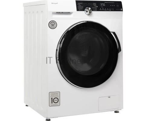 Стиральная машина Weissgauff WM 59412 DC Inverter Steam класс: A+++ загр.фронтальная макс.:12кг белый