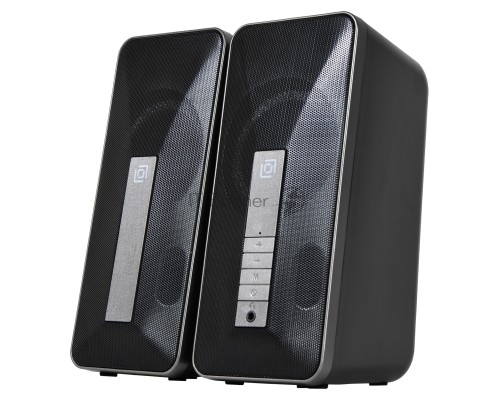 Колонки Oklick OK-130 2.0 черный BT портативные