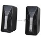 Колонки Oklick OK-130 2.0 черный BT портативные