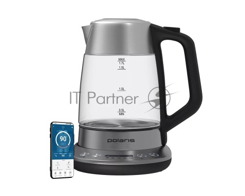 Чайник Polaris PWK 1775CGLD WIFI IQ Home серебро