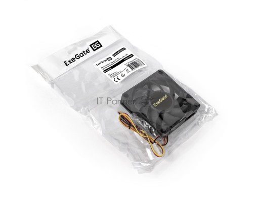 Вентилятор ExeGate EX288923RUS ExtraSilent ES08015B3P (80x80x15 мм, 2-Ball (двойной шарикоподшипник), 3pin, 1600RPM, 22dBA)