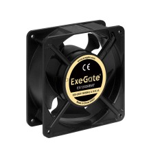 Вентилятор 220В ExeGate EX289019RUS EX12038BAT (120x120x38 мм, 2-Ball (двойной шарикоподшипник), клеммы, 2700RPM, 43dBA)
