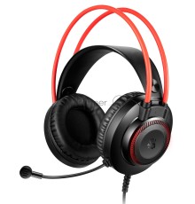 Наушники с микрофоном A4Tech Bloody G200S черный/красный 2м мониторные USB оголовье (G200S USB/ BLACK +RED)