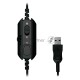 Наушники с микрофоном A4Tech Bloody G570 черный/серый 2м мониторные USB оголовье (G570 USB/ BLACK + GREY)