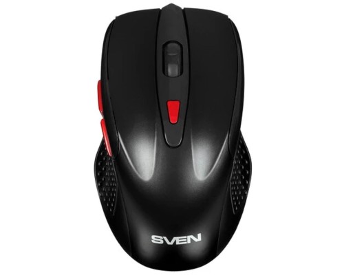[Мышь] Мышь компьютерная SVEN RX-450W WLS черная, 5+1кл/1200-3200DPI (SV-021825)