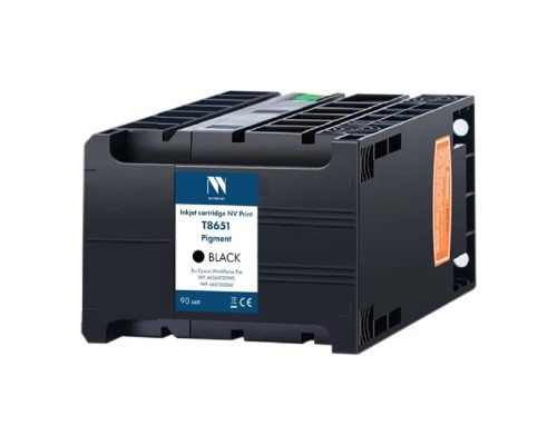 [Расходные материалы] Струйный картридж NV Print T8651 (NV-C13T865140) Black для  Epson WorkForce Pro WF-M5690DWF, WF-M5190DW (10 000 стр)