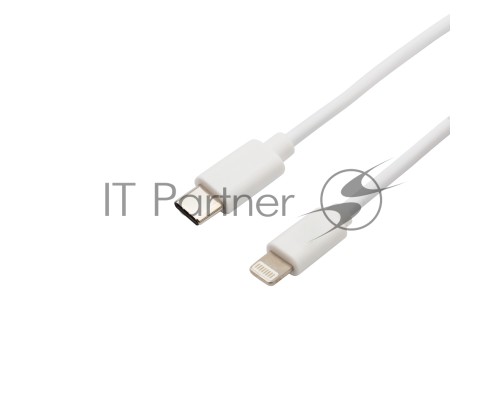 Кабель REXANT Type-C-Lightning 2 A, 1 м, белый ПВХ