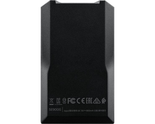 Внешний твердотельный накопитель 1TB ADATA SE900G RGB Black [ASE900G-1TU32G2-CBK] USB 3.2 Gen2x2 Type-C, 2000/2000, USB 3.2 Type-C to C cable, USB 3.2 Type-C to A cable, RTL