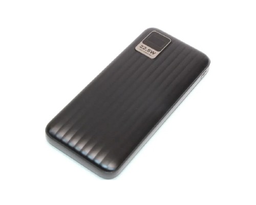 [Аксессуар] Perfeo Powerbank WATERFALL 10000 mAh/LED дисплей/PD + QC 3.0/Type-C/2 USB/Выход: 5A, max 22.5WBlack (PF_E1469)
