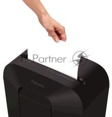 Шредер Fellowes PowerShred LX50 черный (секр.P-4)/перекрестный/9лист./17лтр./скрепки/скобы/пл.карты