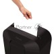 Шредер Fellowes PowerShred LX50 черный (секр.P-4)/перекрестный/9лист./17лтр./скрепки/скобы/пл.карты
